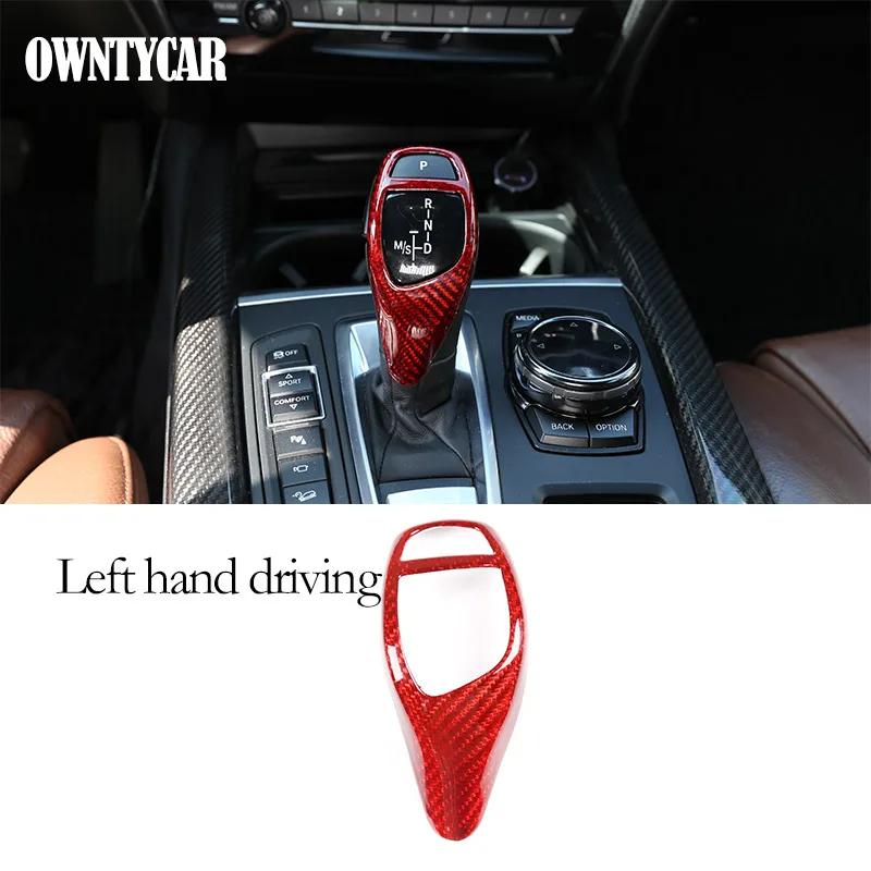 Для BMW 3 4 серии F30 F31 F32 F35 2013-2019 Накладки-наклейки Декоративная отделка Панели переключения передач Консоли Автомобиля из Настоящего Углеродного Волокна