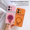 Чехол для Xiaomi Redmi 15C Чехол для Xiaomi Redmi 17 Кожаный чехол для Xiaomi Redmi 15C Магнитный держатель Держатель Magsafe Подставка Чехол