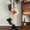 2024 New Spring and Autumn Fashion Women's Boots Short High Quality Round Toe Square Heel Mesh Breathable Women's Boots