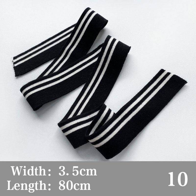 3,5*80 см для аксессуаров для одежды, эластичная хлопчатобумажная ткань, эластичный воротник-манжеты, отделка, трикотажная резинка
