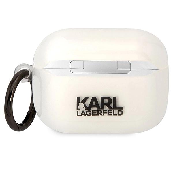Etui Karl Lagerfeld Klaphniktct Na Airpods Pro - Przezroczyste Karl'S Head