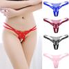 Сексуальный кулон с жемчугом, стринги, женские трусики с низкой талией, стринги, нижнее белье, трусики