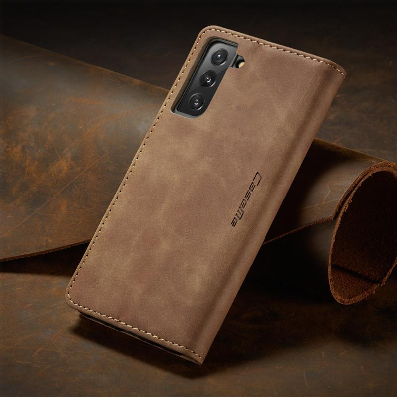 CaseMe Магнитный чехол-книжка из кожи для Samsung Galaxy с держателем для карт