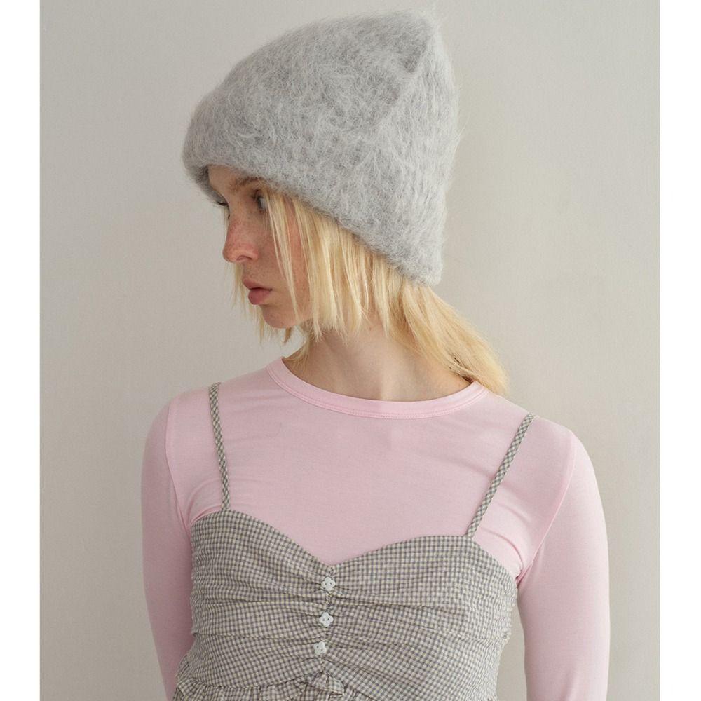 Winter Warm Alpaca Wool Beanies Cold-proof Plush Bonnet Fashion Keep Warm Caps Women Accessories