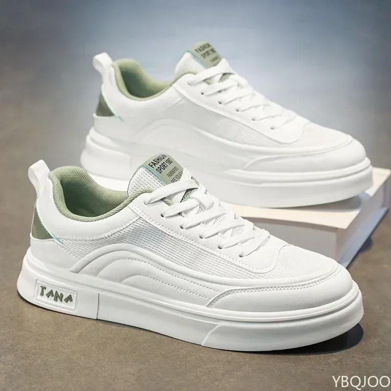 Men'S Sports Shoes Spring New Casual Breathable Board Shoes Men'S Fashion Shoes Comfortable Running Shoes Platform Shoes