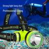 High-Lumen LED Outdoor Headlamp for Climbing, Fishing, and Diving, Featuring Strong Light and Long Battery Life