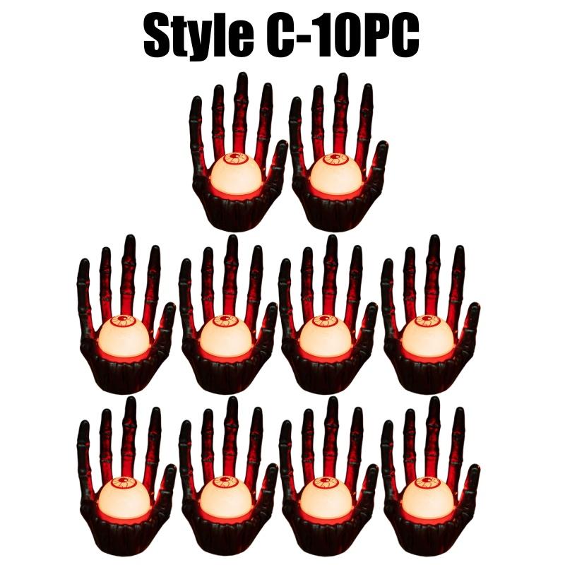 Жуткая атмосфера декор Хэллоуин тыквенный светильник рука призрака свет новый реквизит жуткая обстановка решение для украшения вечеринки