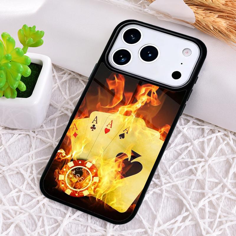 C-ASINO PLAYING CARD COLLECTION Phone Case for iPhone 17 Air 16 15 11 12 14 13 Pro Max Shockproof Cover