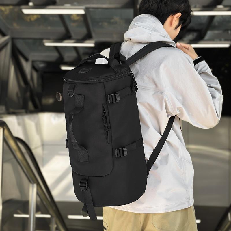 Однотонный рюкзак для женщин, большой емкости, рюкзак для спорта на открытом воздухе, сумка для фитнеса, мужская дорожная сумка через плечо