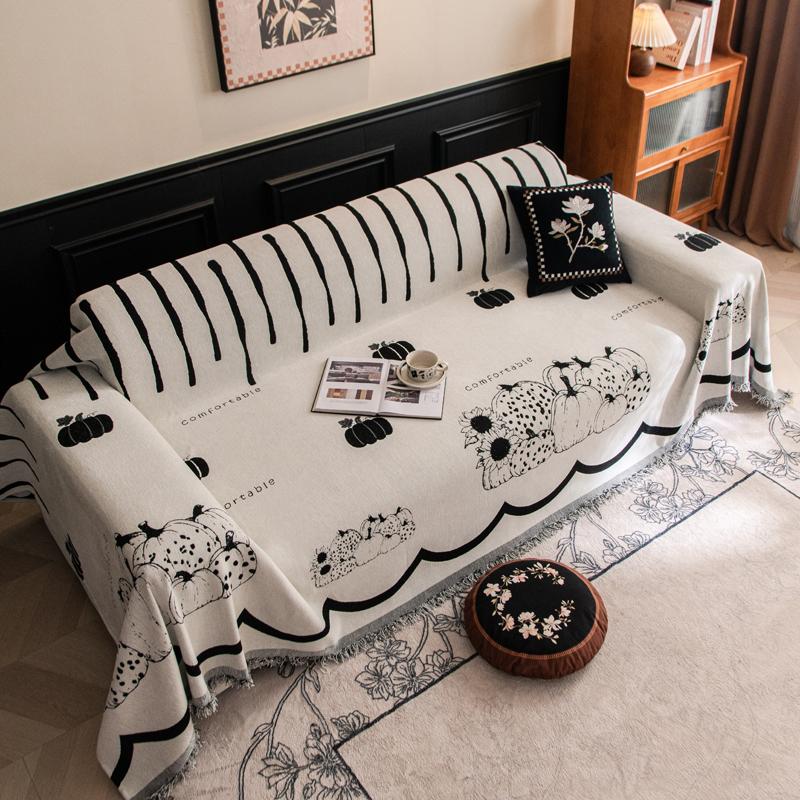 Полотенце для дивана в скандинавском стиле из шенилла, чехол для дивана, всесезонный универсальный чехол для дивана с защитой от царапин от кошек, одеяло для дивана