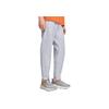 Li-Ning Comfortable Solid Color Tapered Knit Sports Pants Men Bottoms Flower-Gray AKLS683-4