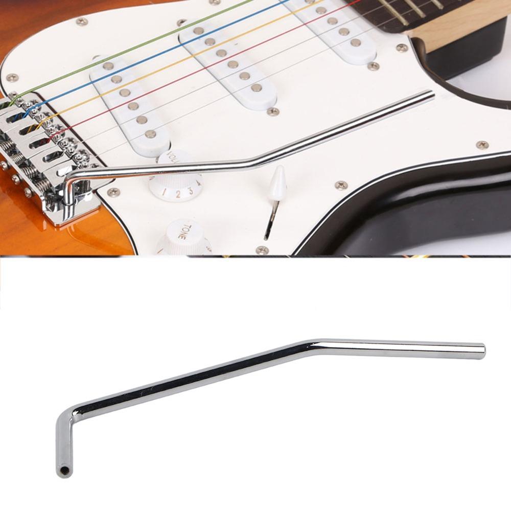 2PCS Metal Guitar Tremolo Arm Silver Tremolo Bridge System For Most Tremolo Bridge