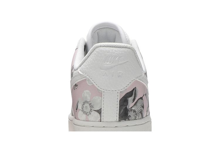 Женские кроссовки Nike Air Force 1 Low Цветочный Розовый (Женский) Саммит Белый/Саммит Белый-Саммит Белый