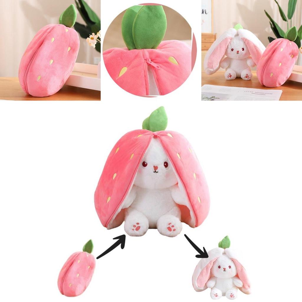 Cute Soft Stuffed Animal Fruit Bunny For Kids