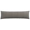 Sofa Cushions 2 Pieces Light Gray 145 x 40 cm Corduroy