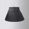 Pleated Skirt for Kids Casual All-match 2025 New Girls A-line Skirt Spring Summer Short Fashion Bow High Waist Teen School Skirt
