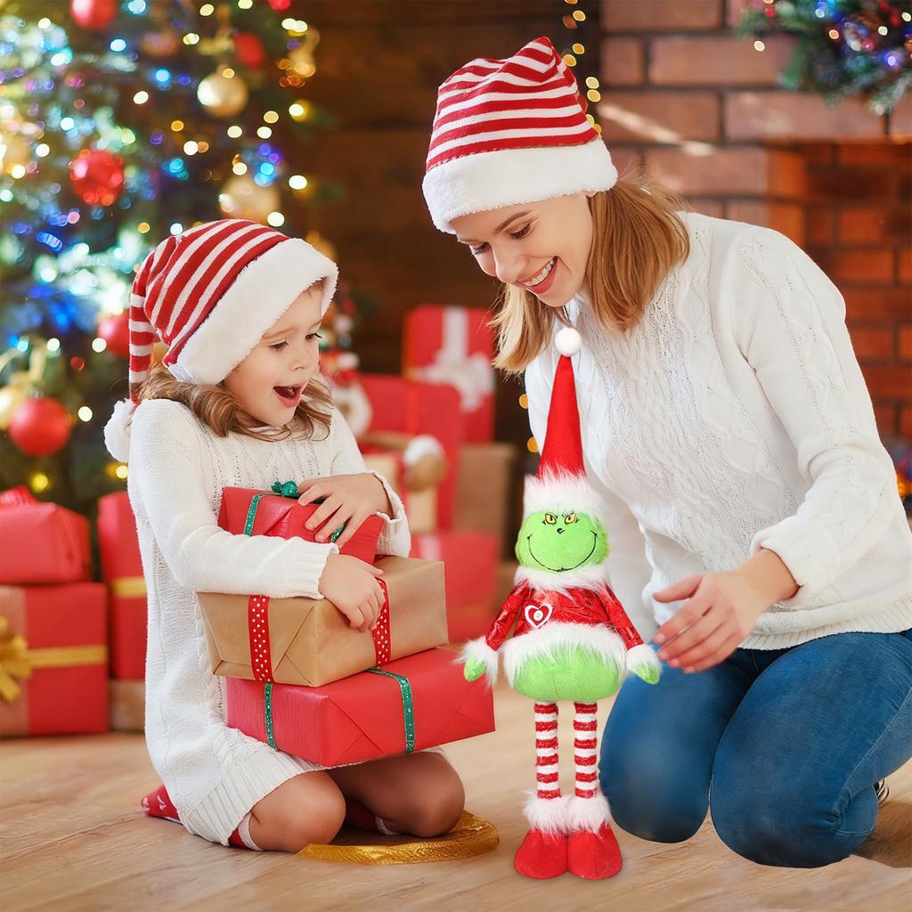 Plush Toy Green Foam Doll Children's Cartoon Doll Christmas Cute Dolls