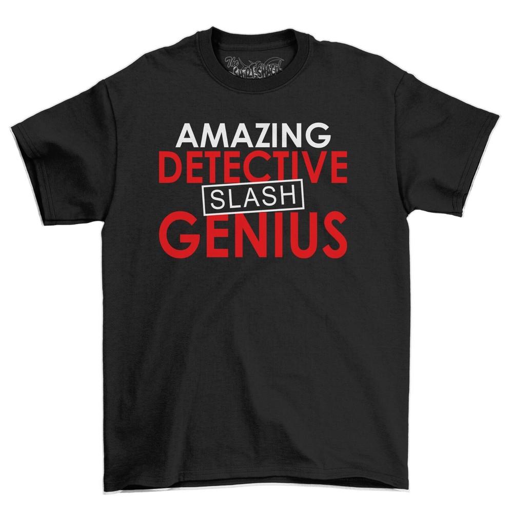Amazing Detective Slash Genius Men's Funny Mens Cotton T-Shirt Tee Top Shirt