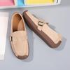 Fashion Large Size Women's Shoes Snail Shoes Suede Mother Shoes Women's Slip-on 35-43
