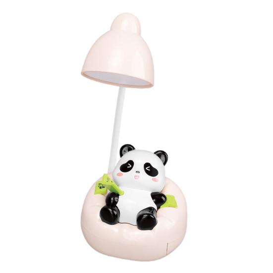 Светодиодная настольная лампа Panda Night Light с ящиком для чтения, регулируемая яркость, перезаряжаемая настольная лампа Panda для детской комнаты, спальни