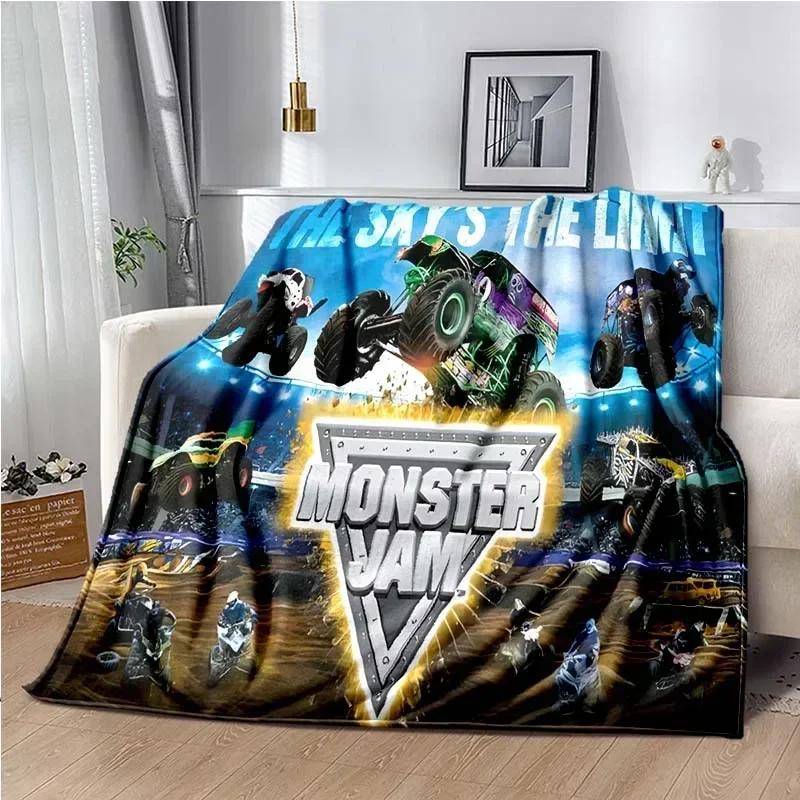 Monster Jam Grave Digger Truck Hot Wheels Диван Одеяло Легкое теплое изоляционное одеяло Кровать Офисный автомобиль наколенники Плед Одеяло