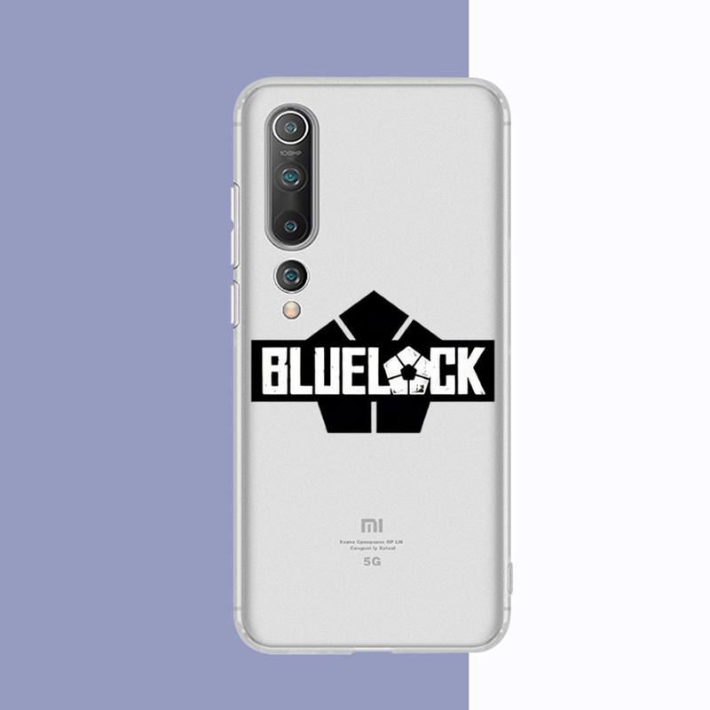 Чехол для телефона Аниме Blue Lock для Redmi 10 5plus 7A Note 5 8 9 A K20 K40 8T 10 pro Прозрачный чехол