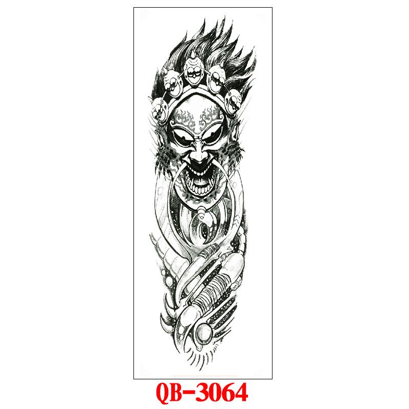 Full Arm Tattoo Sticker Full Arm, Full Arm Big Picture Tattoo Sticker, Flower Arm Tattoo Sticker Tattoo