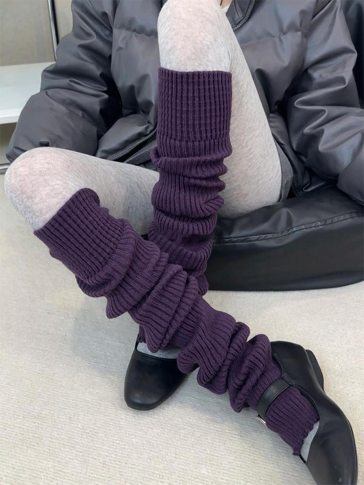 New 75Cm Ballet Elegant Elastic Warm Autumn And Winter Yoga Lengthened Knee Stacking Socks Socks Leg Cover