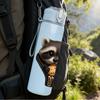 1PC Raccoon Wild Animal Portrait 750ml Color Plastic Sports Water Bottle Leakproof Flip Straw Lid Suitable for Sports Office Home Use