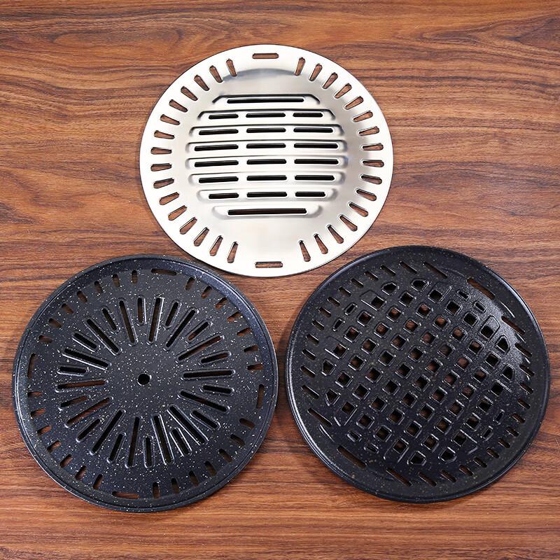 Korean Style Round Aluminum Alloy Grill Pan