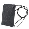 Indenya Inden Sacoche Smartphone Pochette Smartphone Case Deerskin Black X Black Lacquer Dragonfly Pattern 5027-01-008