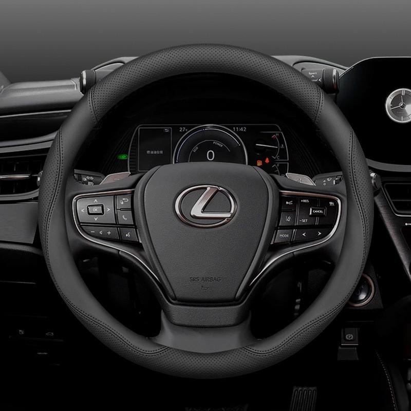 Car Steering Wheel Cover Lexus ES200 ES260 ES300h NX200 RX350 Genuine Leather Universal Fit All