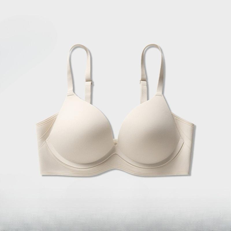 Female Summer Thin Model Small Bosom Gathers To Show Big Prevent Droop Without Trace Invisible Underwear