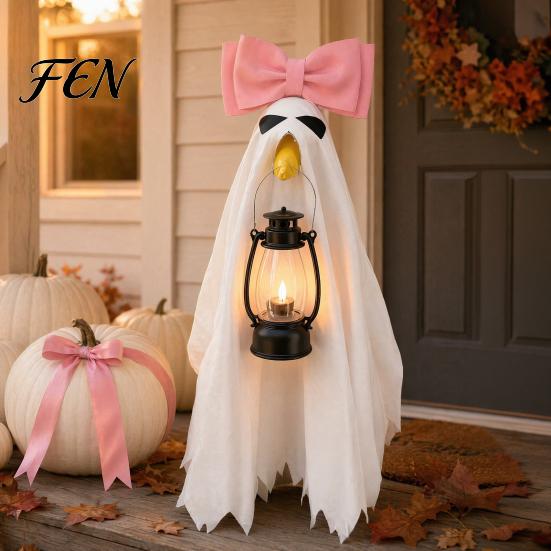 Spooky Costume Set Halloween Ghost Goose Outfit, Lawn Porch Clothes, Fall Decorative Garden for Outdoor Patio Yard Decoration Unique