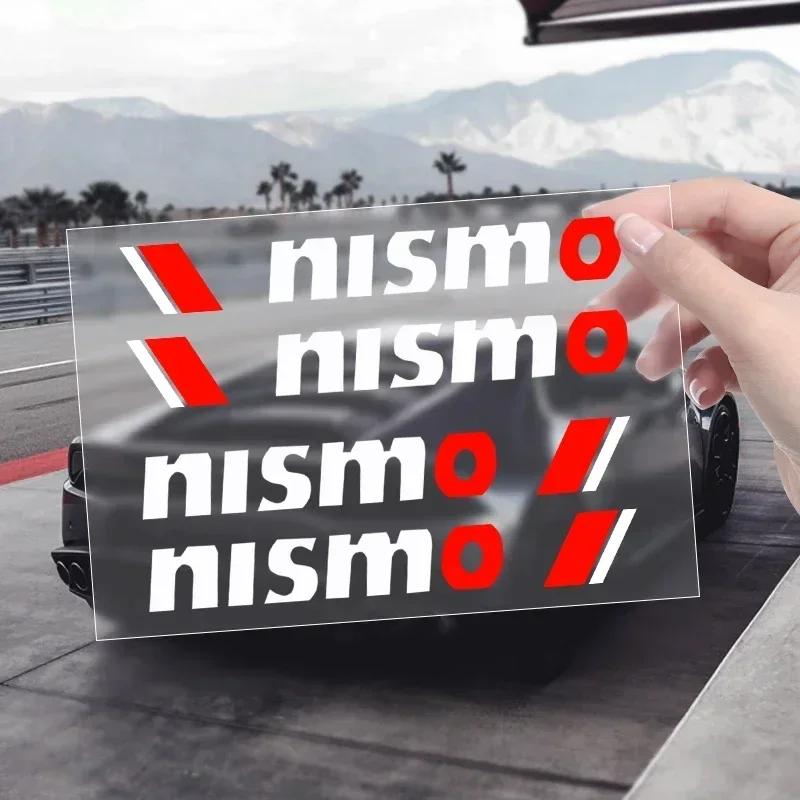 2025 For Nissan 4PCS Car Door Handle Sticker Auto Badge Accessories For Nissan Nismo Logo Tiida Teana Qashqai Juke X trail Note