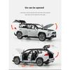 Масштабная модель автомобиля Toyota RAV4 из сплава 1:32, изысканное настольное украшение, лучшая коллекция для энтузиастов моделей автомобилей, подарки на Хэллоуин