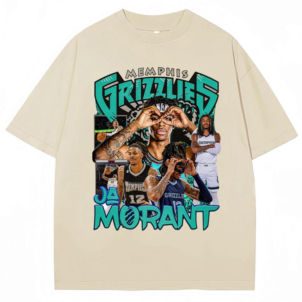 Ja Morant 12 Memphis Graphic T Shirt Basketball Fans Gifts Short Sleeve Vintage Unisex Women Harajuku Fashion Tshirts Streetwear