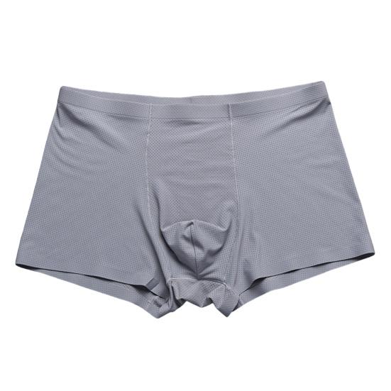 Мужские трусы-боксеры, однотонные, U-образные, дышащие, шорты, эластичные, со средней талией, повседневные, универсальные, повседневная одежда