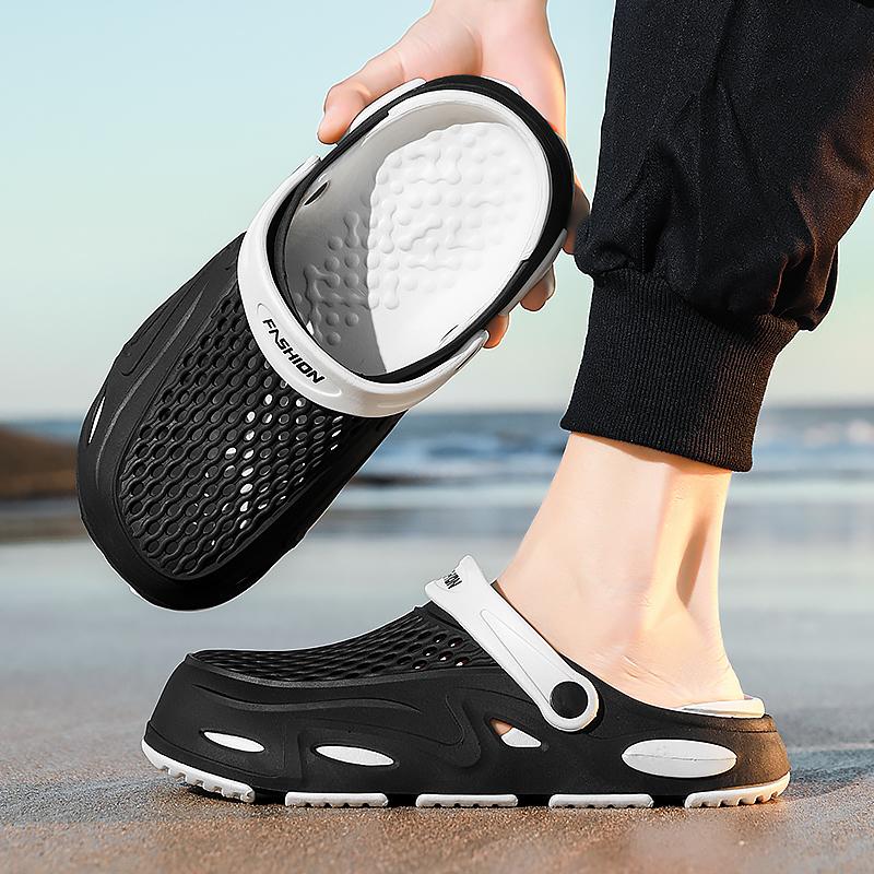 Летняя верхняя одежда, модные модные нескользящие тапочки с мягкой подошвой, мужские тапочки