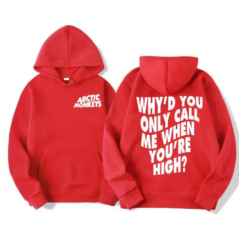 Arctic Monkeys Hip-hop Singer New Hoodies Singer Graphic Printing Sweatshirts for Fans Long Sleeve Women Clothing Hoodies