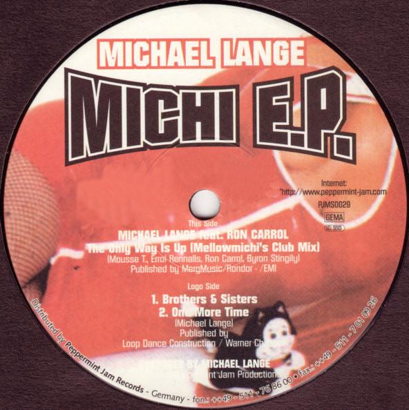 12-дюймовая пластинка MICHI LANGE Michi E.P. PJMS0029 Мятный джем 1997 Германия Танцевальная Электроника Б/у