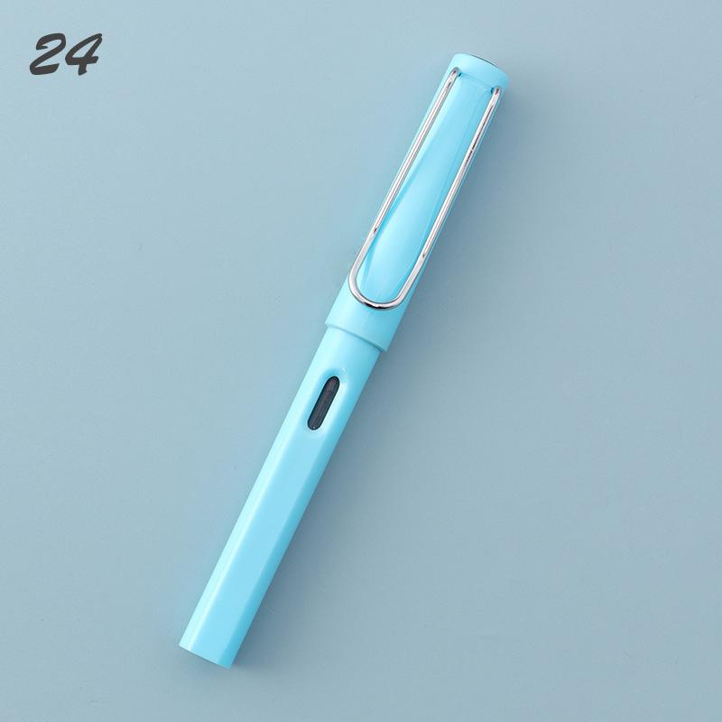 25 цветов, авторучка из алюминиевого сплава, классическая чернильная ручка для бизнеса, офиса, 0,38/0,5 мм