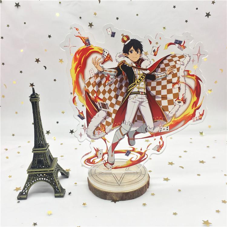 Игра аниме Sword Art Online акриловая подставка для персонажей косплея окрашенный декор стола орнамент подарок 15 см модель