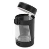Smell Proof Container Black Portable Mini Spice Luminous Transparent Odor Proof Storage Box Jar
