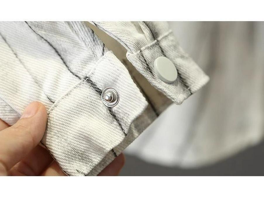 Модный комплект рубашки-куртки для мальчиков - Крутой наряд с длинным рукавом на осень/весну 2025