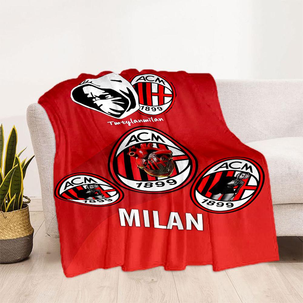 Ac Milan Blanket Soft Cozy Great For Office Chair Office Bed Allseason Use Warmthful Decor Ideal Gift For Friends Family Couples Picnic