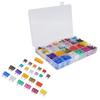 250Pcs Car Fuses Assortment Kit Blade Type Aluminum Sheet Automotive Replacement 2A40A M S