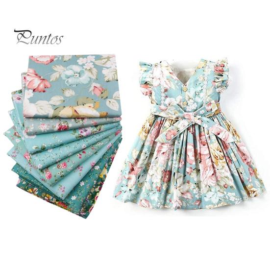 8 шт. хлопчатобумажная ткань, не скатывается, не выцветает, устойчива к разрыву, впитывает влагу, можно бесплатно резать, сделай сам, моющаяся лоскутная ткань с цветочным принтом, товары для дома