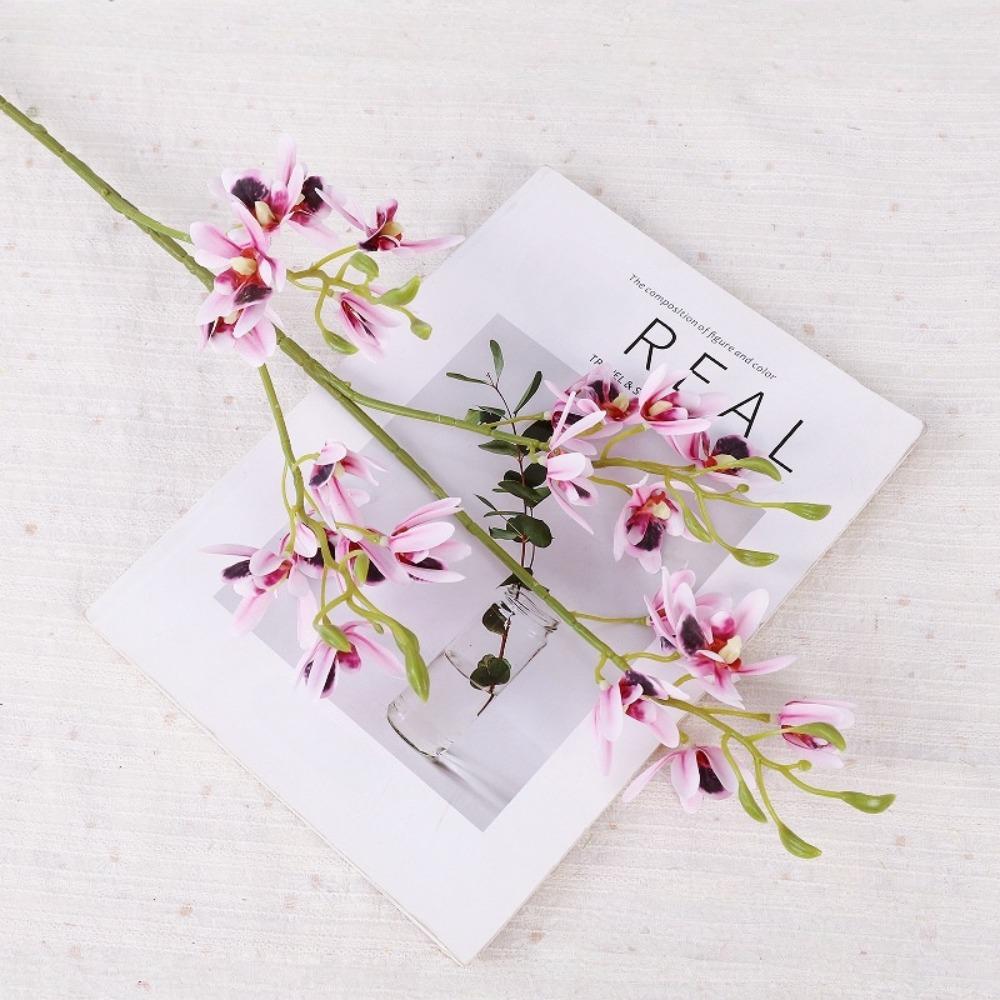 Real Touch Simulation Mini Orchid Small Butterfly Orchid Faux Mini Phalaenopsis Gift
