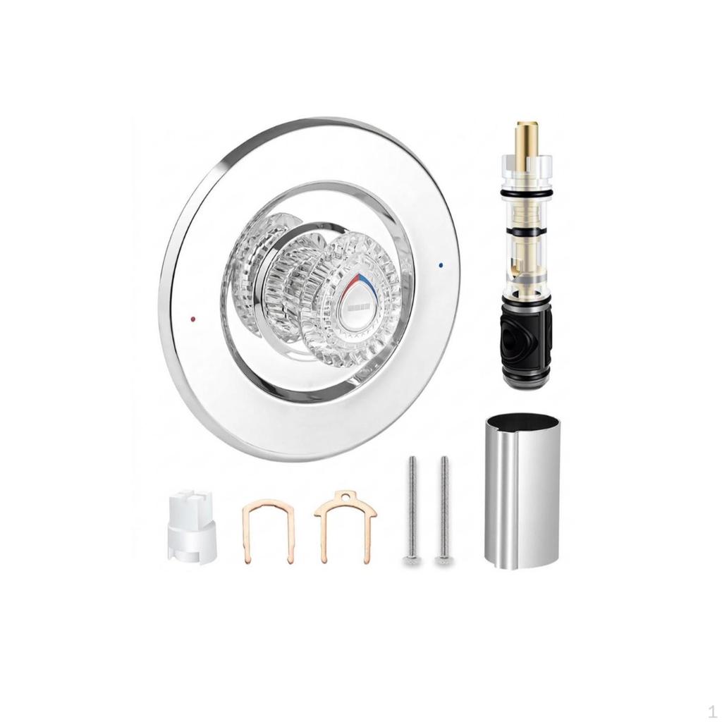 Shower Kit with Replacement Escutcheon Compatible Hardware for